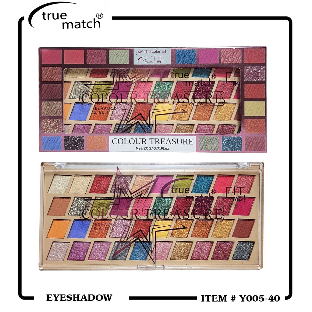 True Match Fit Me Colour Treasure 40 Color Eyeshadow Palette