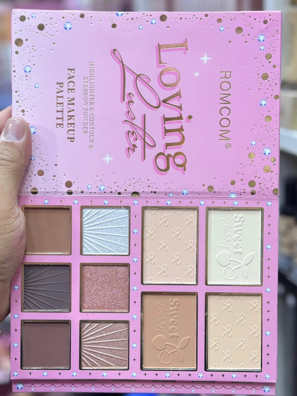 Romcom Dazzle Glow  All In One Makeup Book Palette
