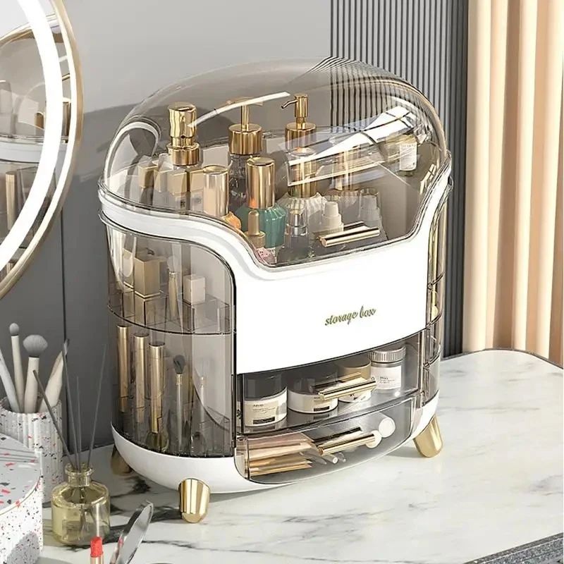 Multifunctional Large Capacity Luxury Cosmetic Organizer Desktop Storage Box 18555