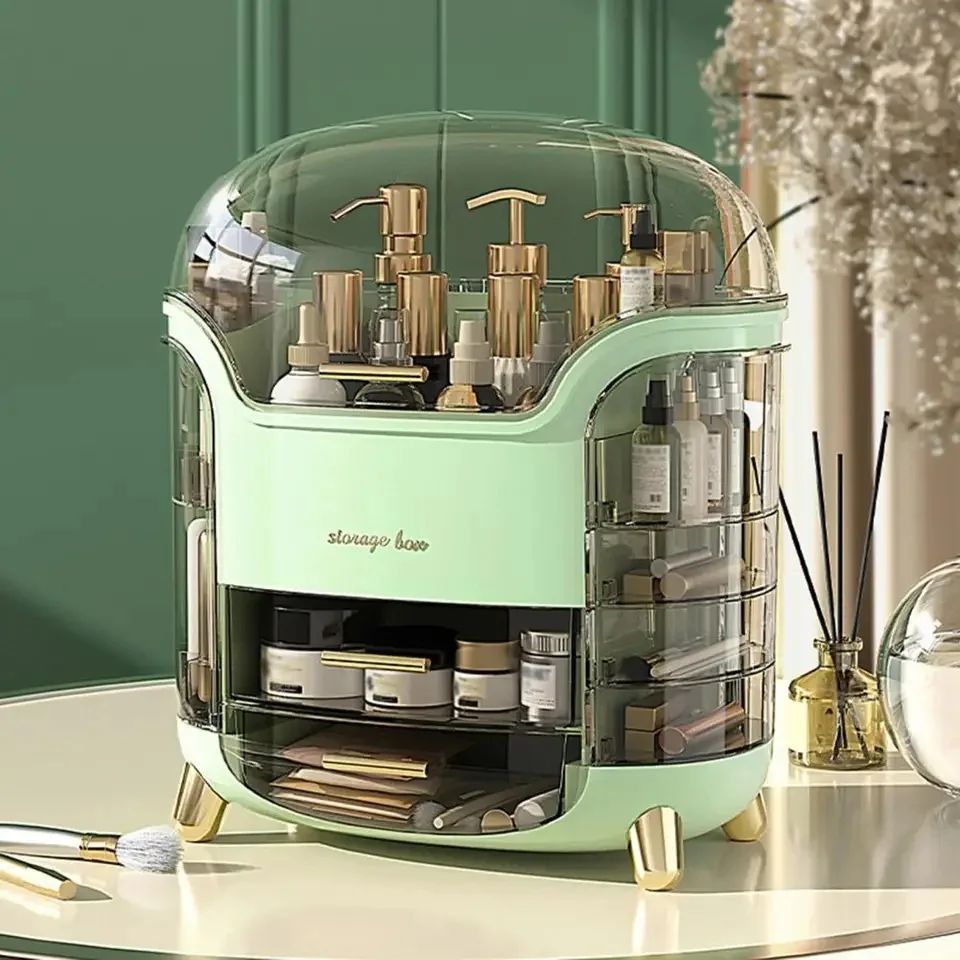 Multifunctional Large Capacity Luxury Cosmetic Organizer Desktop Storage Box 18555