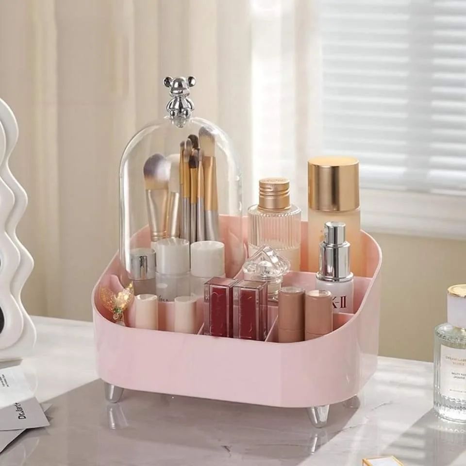 Multifunctional Durable Desktop Luxury Makeup Cosmetic Storage Box Organizer13337