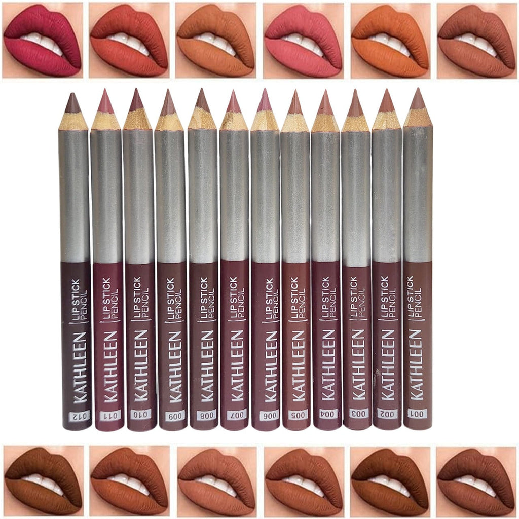 KATHLEEN Lipstick Pencil 12Pcs Set