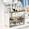 Multipurpose Dustproof Large Capacity Countertop Makeup Cosmetic Organizer Storage Box