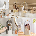 Elegant Luxury 360 Rotatable Makeup Cosmetic Brush Holder Organizer Storage Box 10013