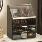 Multipurpose Dustproof Large Capacity Countertop Makeup Cosmetic Organizer Storage Box