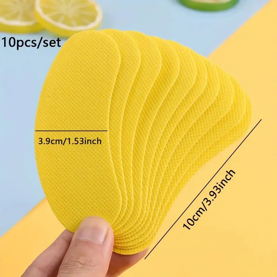 Shoes Insoles Deodorant Sticker Foot Odor Insole Sterilization Antibacterial 10Pcs Set
