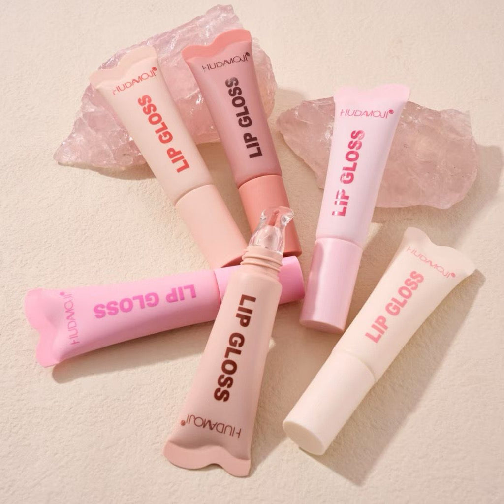 Hudamoji New Viral High Color Rendering Lip Gloss 6Pcs Set