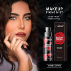 Maliao Dewy Finish Makeup Fixing Mist with Rose Essence Long-Lasting Makeup Fixer 100ml