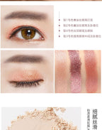 COLOR SIGN 9 Colors Glitter Eye Shadow Palette Shimmer Makeup High Pigment Eyeshadow