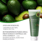KORMERSIC Exfoliating Deep Cleansing Skin Whitening Body Skin Care Cleansing Exfoliating Facial Face Scrub Gel