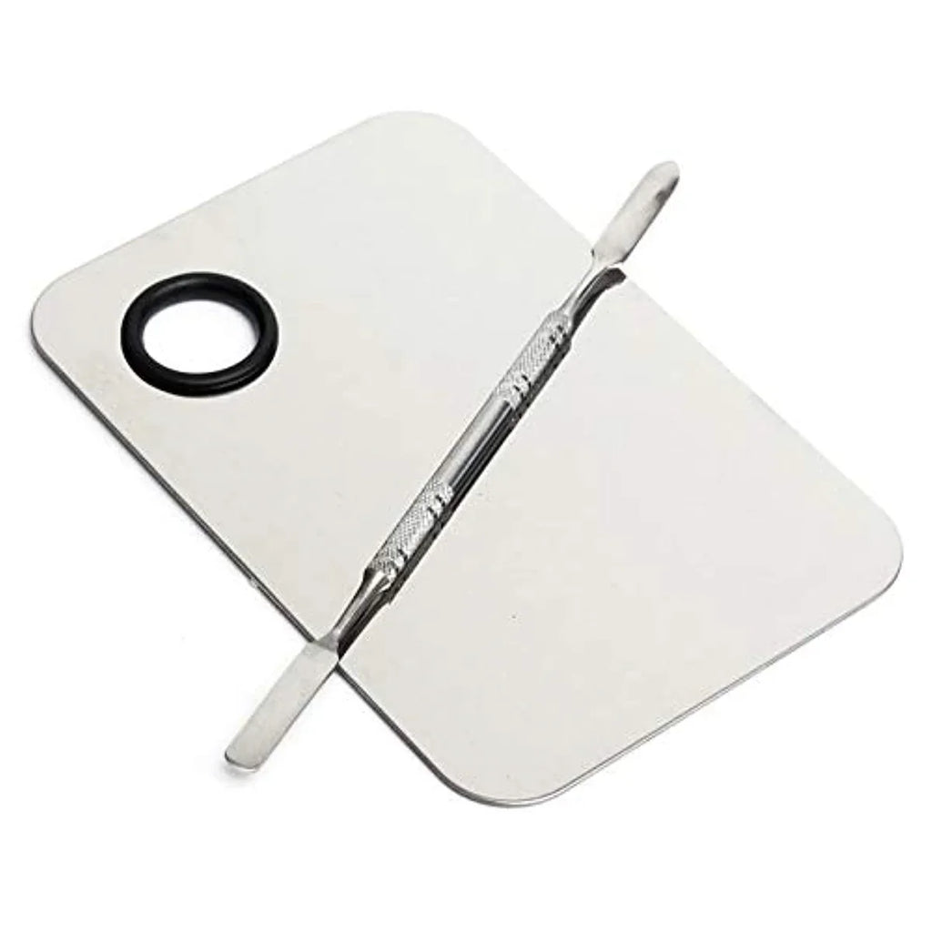 Makeup Mixing Palettes & Spatula Stainless Steel in Premium Quality