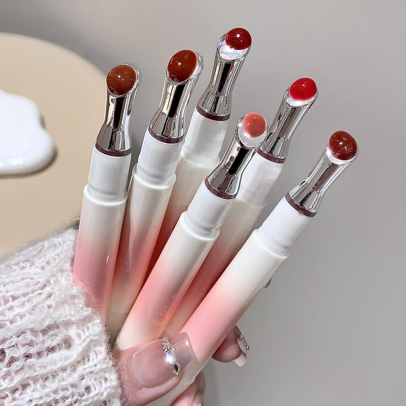Hudamoji Fancy Deep Nourishment Lip Gloss  6pcs Set