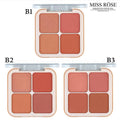 Miss Rose 4 Color Mini Blush Palette
