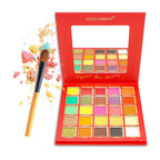 Coco Urban Beauty Red Pop Eyeshadow Palette 25 Bright Colors Eyeshadow