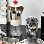 Press Type Automatic Desktop Makeup Cosmetic Brush Organizer Storage Box16258