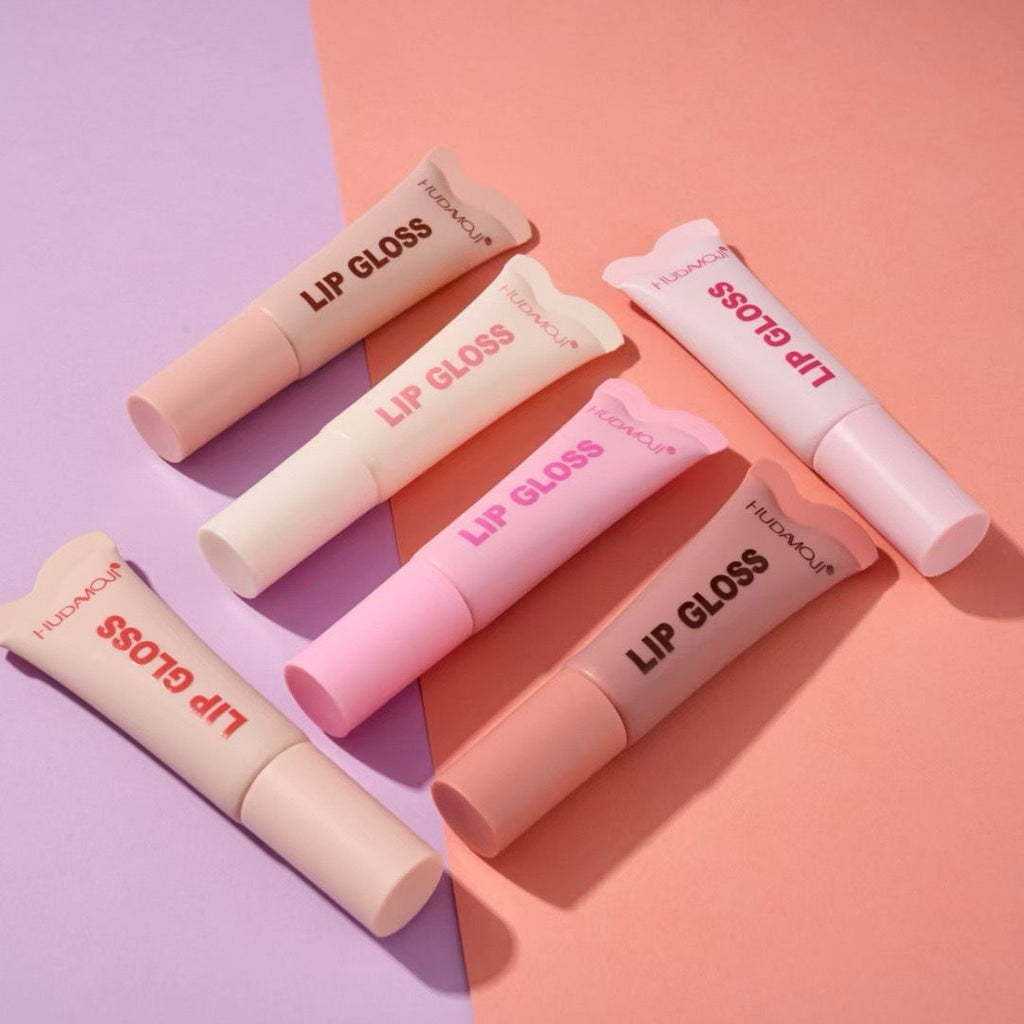 Hudamoji New Viral High Color Rendering Lip Gloss 6Pcs Set
