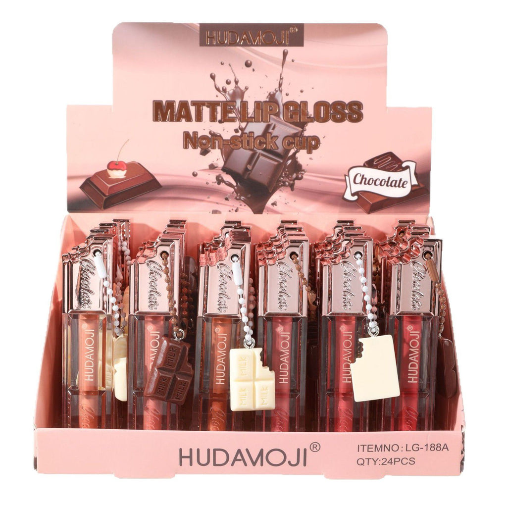 Hudamoji Chocolate Matte Lip Gloss Pack of 6
