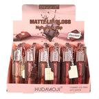 Hudamoji Chocolate Matte Lip Gloss Pack of 6