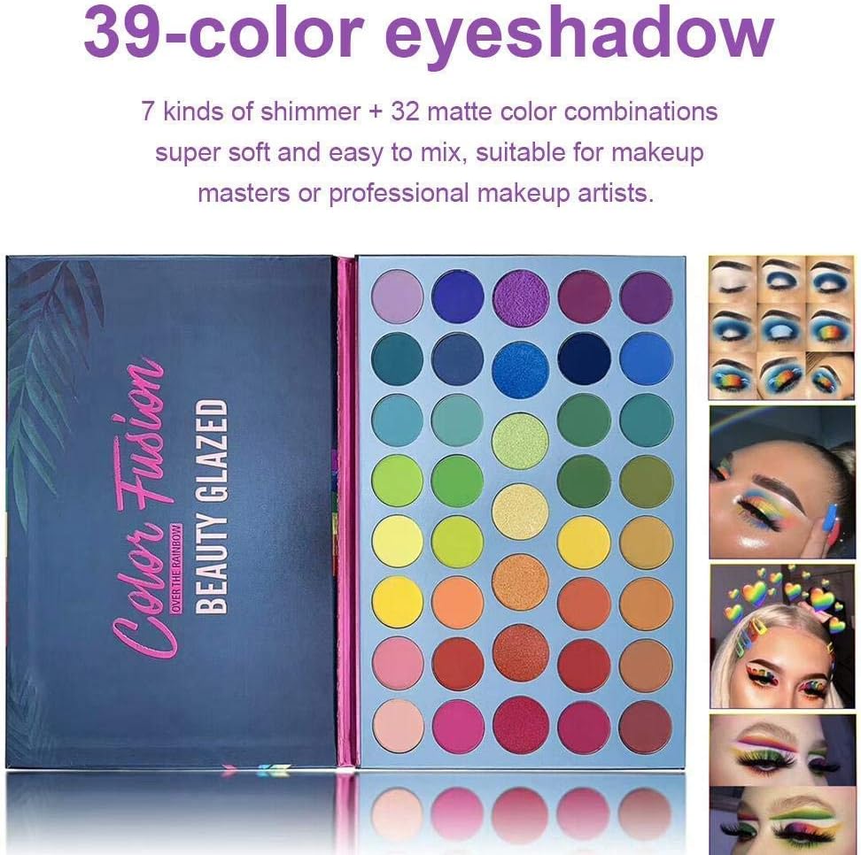 Beauty Glazed Color Fusion 39 Color Eyeshadow Palette