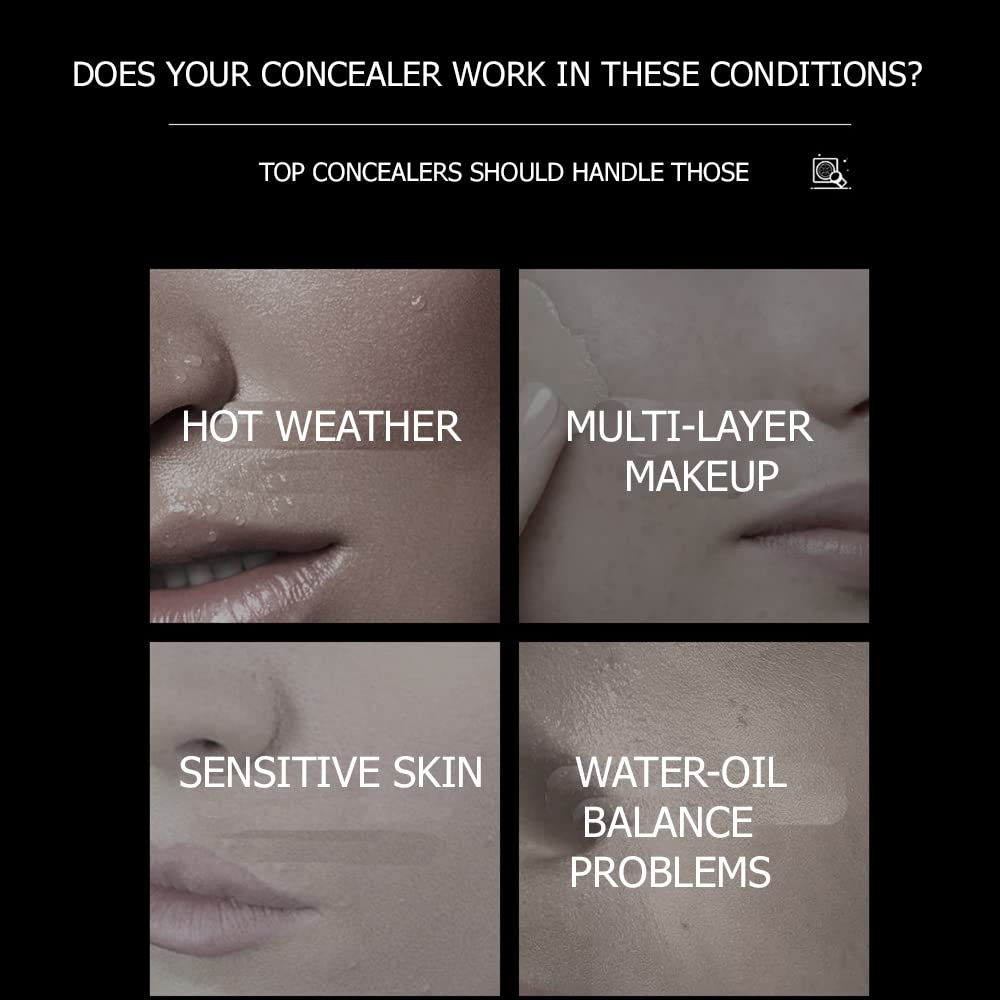 BIOAQUA Silky Concealer Beauty Cream Smooth Delicate Light 15g