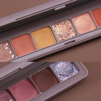 COLOR SIGN 9 Colors Glitter Eye Shadow Palette Shimmer Makeup High Pigment Eyeshadow