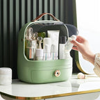Multipurpose Large Capacity Cosmetics Makeup Desktop Storage Box With 1 Drawer