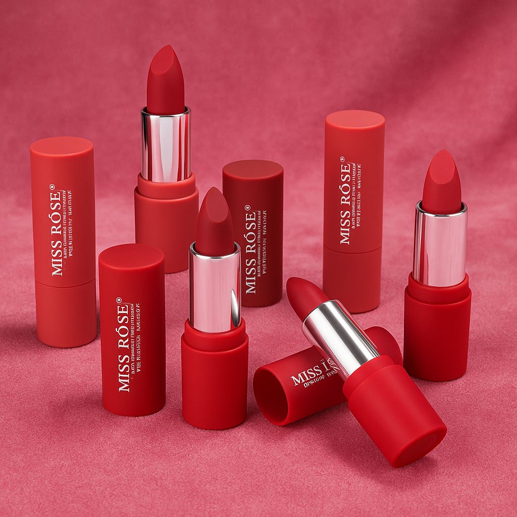 Miss Rose Matte & Glossy Duo Collection Lipstick Set