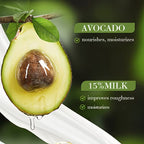 Sadoer Face Hydrating For Essence Avocado Fruit Milk with Vitamin C Glycerin Liquid