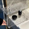 Rabbit Diamond Pattern 2-Tier Acrylic Makeup Cosmetic Organizer