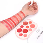 Miss Lara Aesthetic Lip & Cheek Cream 10 Colors Palette