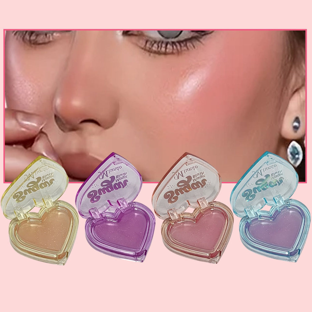 Miundo Heart Sugar Magic Blush Pack of 6
