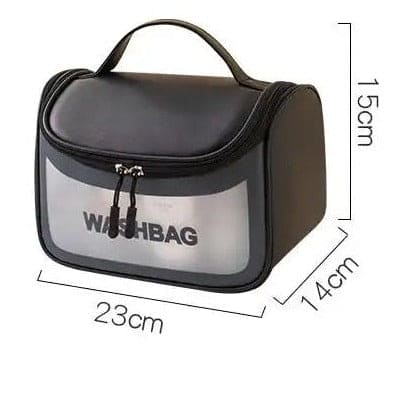 Multipurpose Clamshell Makeup Travel Bag Waterproof Travel Cosmetic Washbag Organizer 15654