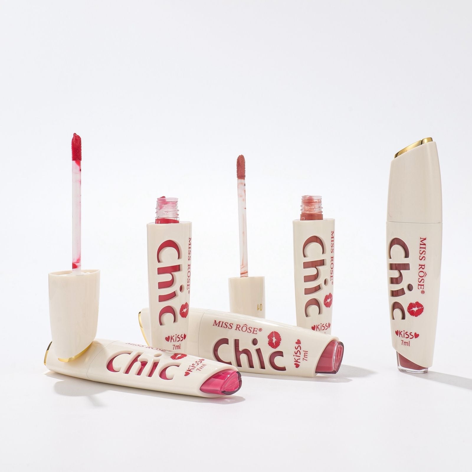 Miss Rose Chic Lip Gloss 12pcs Set