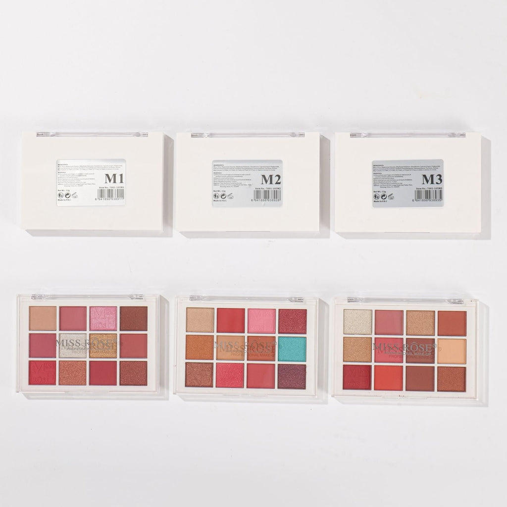Miss Rose Artist Couture Supreme 12 Color Eyeshadow Palette