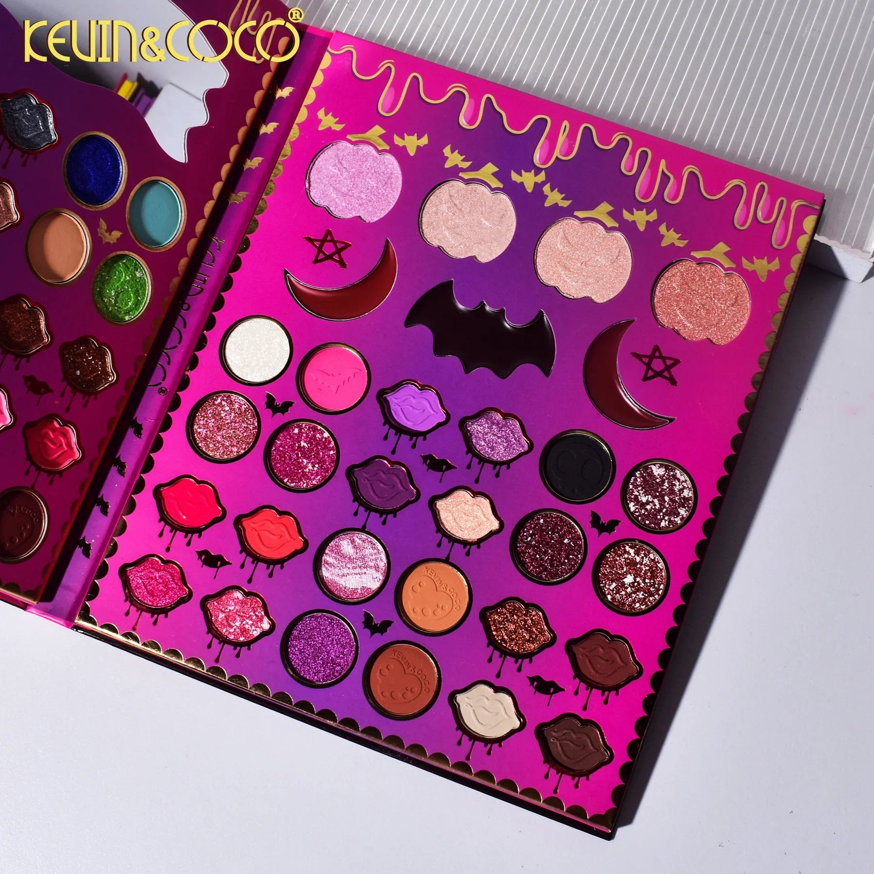 Kevin & Coco Halloween Edition 61-Color Vampire Girl Eyeshadow Palette KC231194