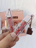 Hudamoji Chocolate Matte Lip Gloss Pack of 6