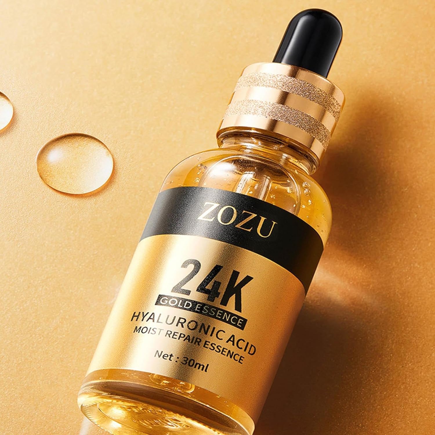 ZOZU Whitening Vitamin C Serum Skin Care Anti Aging 24k Gold Serum