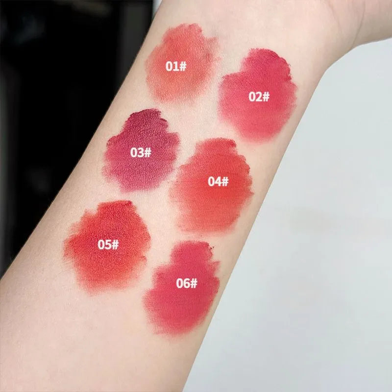 Gege Bear Velvet Lipgloss 6Pcs Set