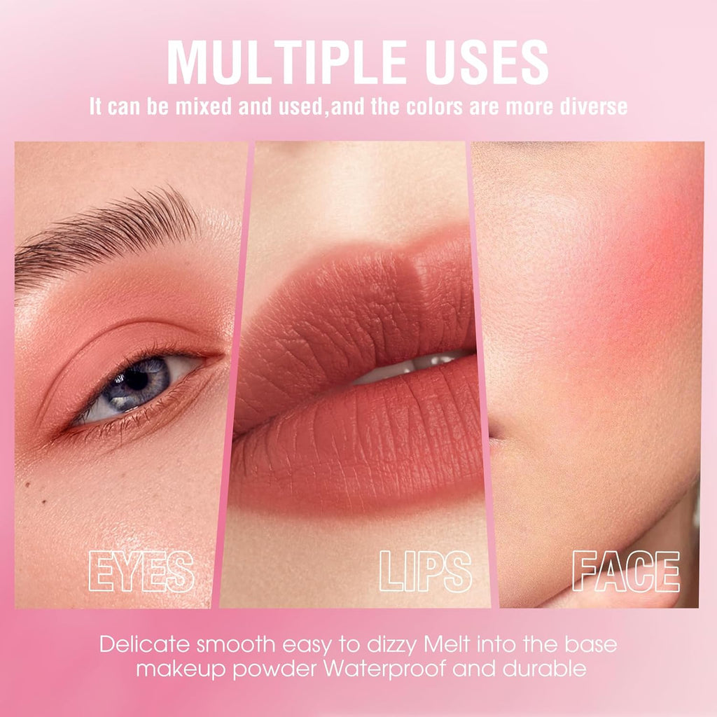 Romantic Rain Natural Beauty Cheeks Liquid Blush Pack Of 3pcs