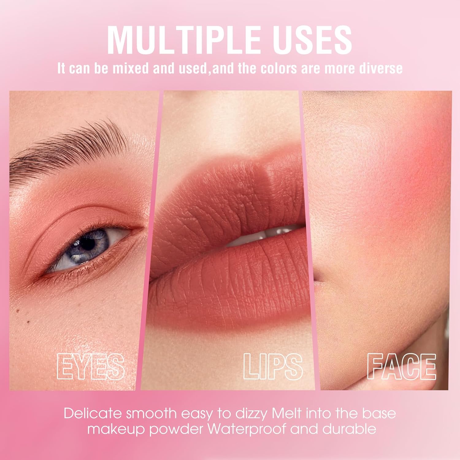Romantic Rain Natural Beauty Cheeks Liquid Blush Pack Of 3pcs