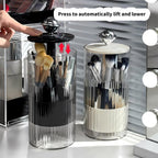 Press Type Automatic Desktop Makeup Cosmetic Brush Organizer Storage Box16258