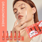 Dragon Ranee Kitty Matte Lipstick Lip Color 5Pcs Set