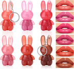 Miss Lara 6 Colors Rabbit Glossy Lip Gloss & Moisturizer