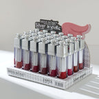 Miss Rose New Silver Angelic Matte Lip Glaze Lip Gloss Pack Of 6Pcs Set