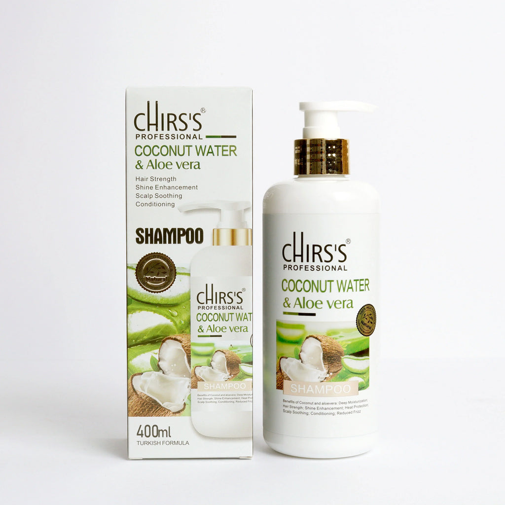 Chirss Professional Coconut Water & Aloe Vera Shampoo 400ml