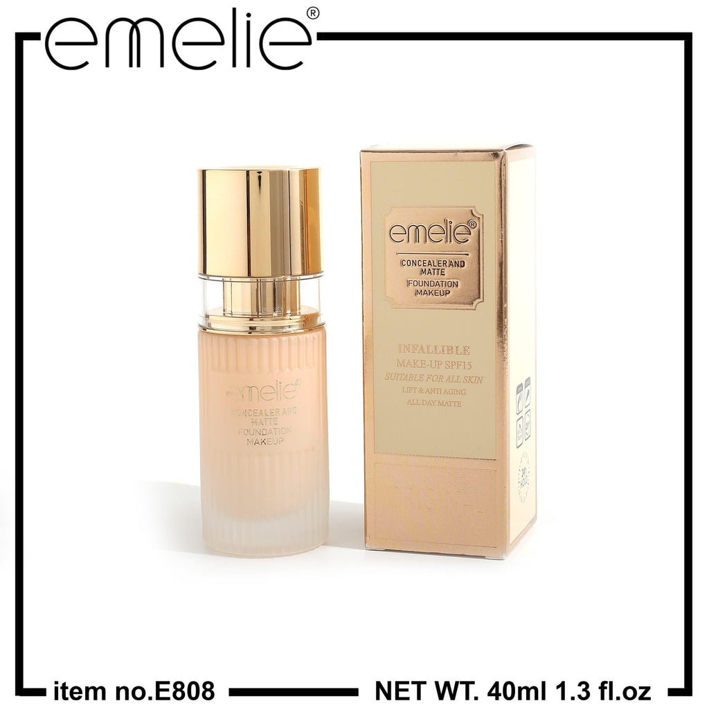 Emelie Concealer & Matte Foundation 2 in 1