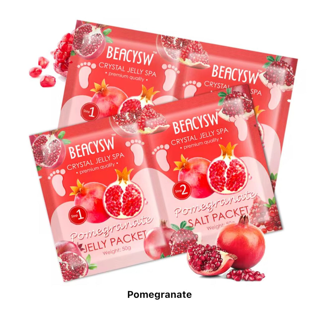 Powder Jelly Spa Pedicure Avry Pack of 2 Jelly Pedi Sea Salt Scrub Pedicure Foot Scrub