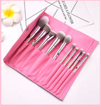 10PCS Professional Soft Fiber HairFoundation Contour Eye shadow&nbsp;Eyeliner Blush Kit