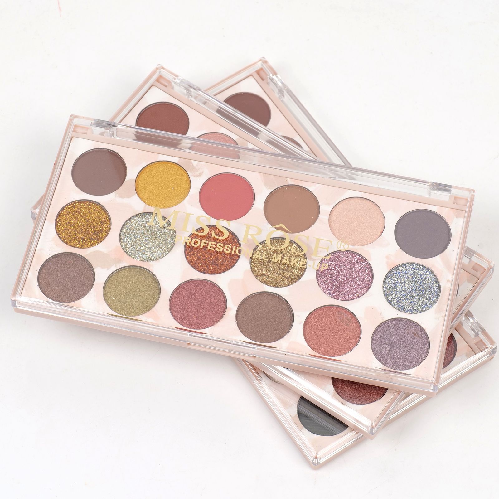 Miss Rose 18 Color Eyeshadow & 6 Color Glitter Palette