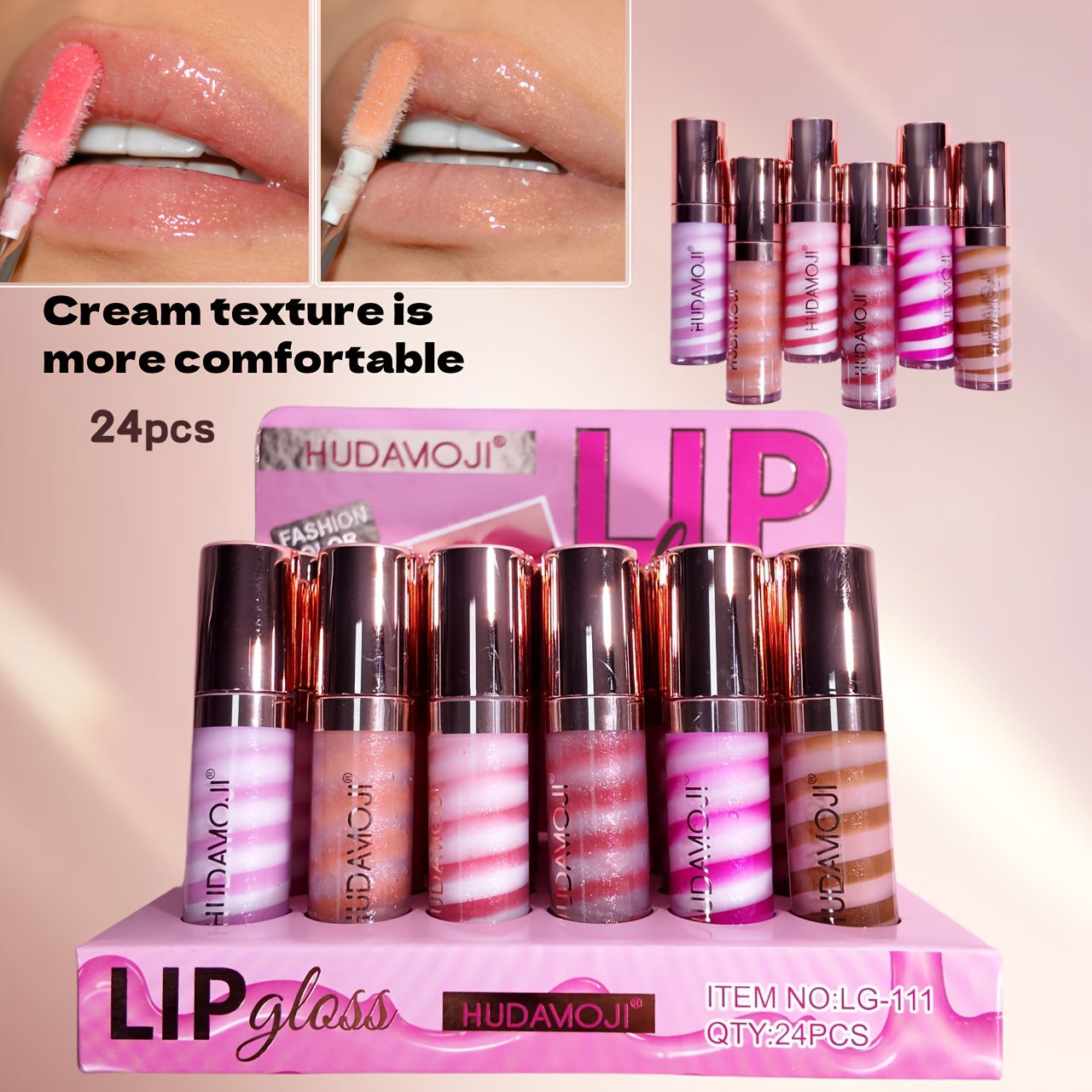 Hudamoji Marbled Lip Gloss